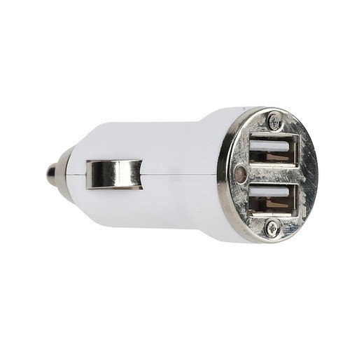 Vivitar Dual USB-A Car Charger - 2.4 Amps - Universal Device Support OD5021-WHT