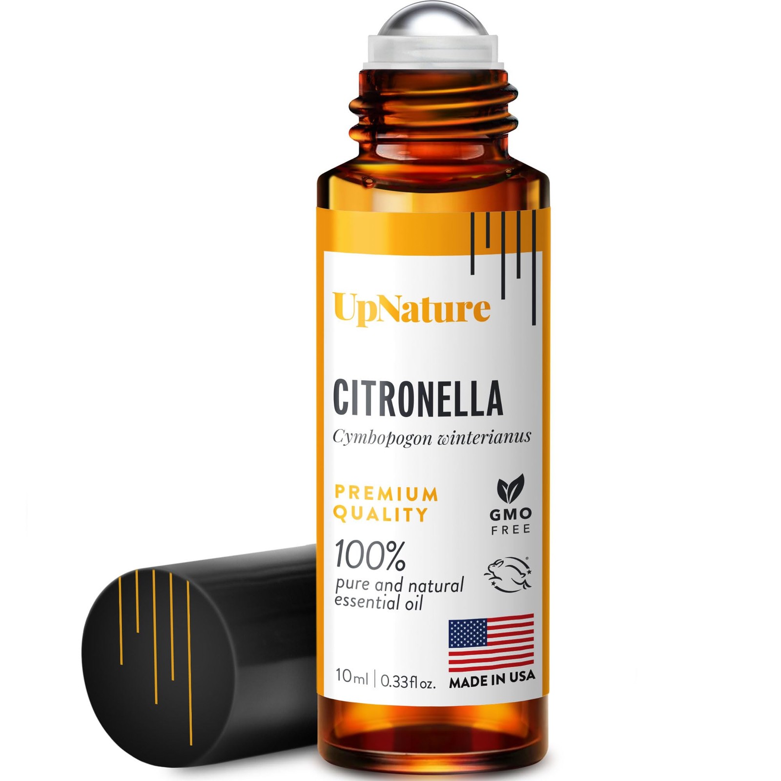 UpNature Citronella Oil Roll On – 100 Natural Citronella Essential Oil for Sk...