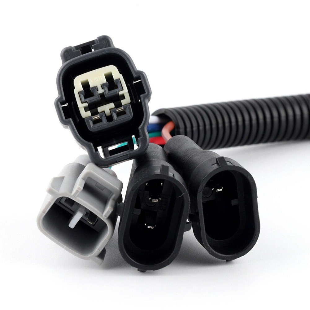 Stable Brightness No Flickering LED Headlight Conversion Connector Adapter Set