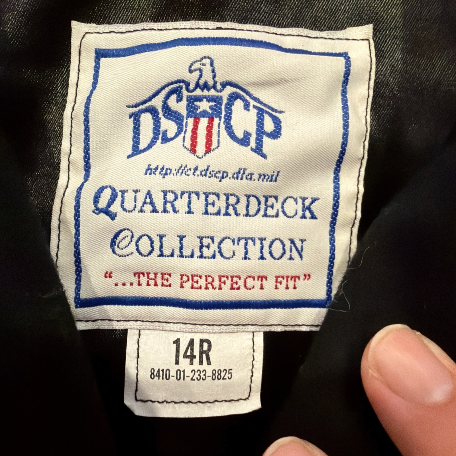 DSCP Quarterdeck Collection Unisex 14R Pea Coat