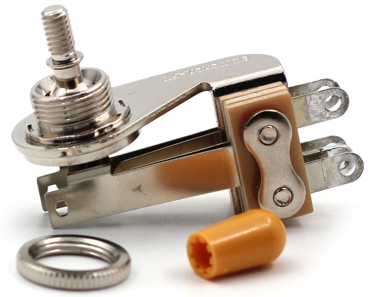 Switchcraft L-type Angled 3-way Toggle SG or Semi-Hollow Body (Amber Tip)