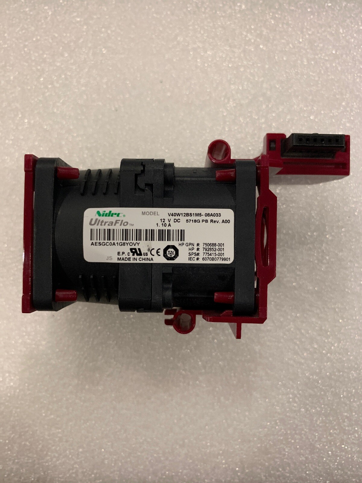 HP Cooling Fan DL360 G9 G10 V40W12BS1M5-08A033 775415-001 792852-001 750688-001