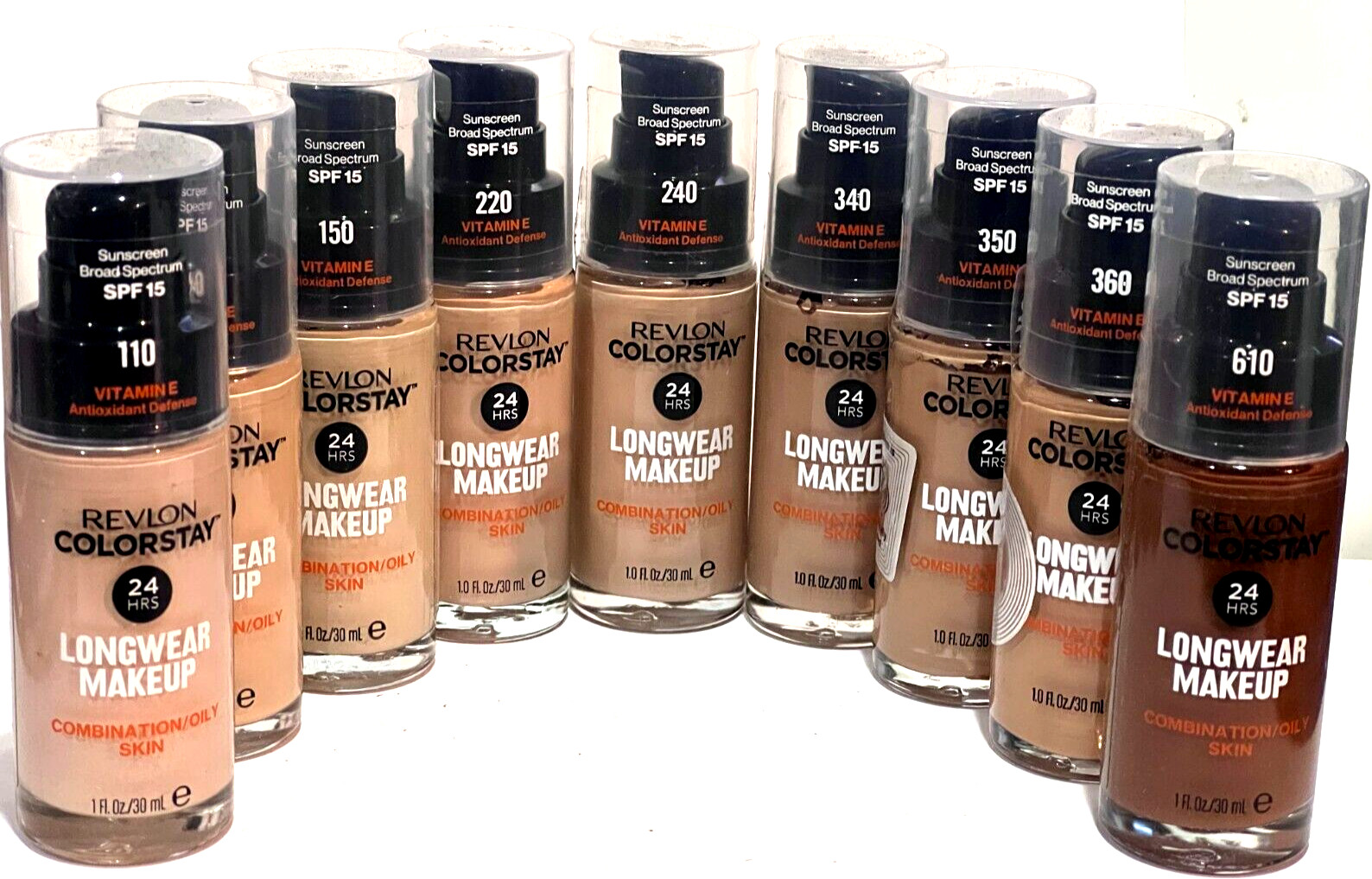 Revlon ColorStay 24hrs Matte SPF15 Foundation Combination/Oily skin CHOOSE