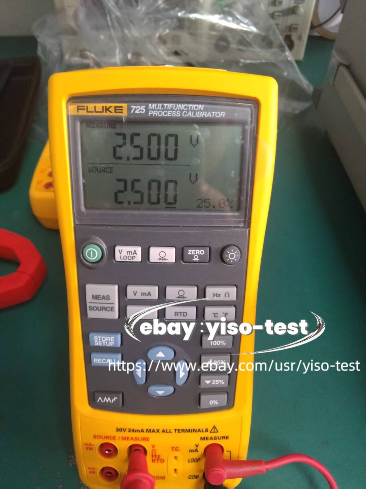 1PCS Fluke 725 Multifunction Process Calibrator Calibrated / tested good/working