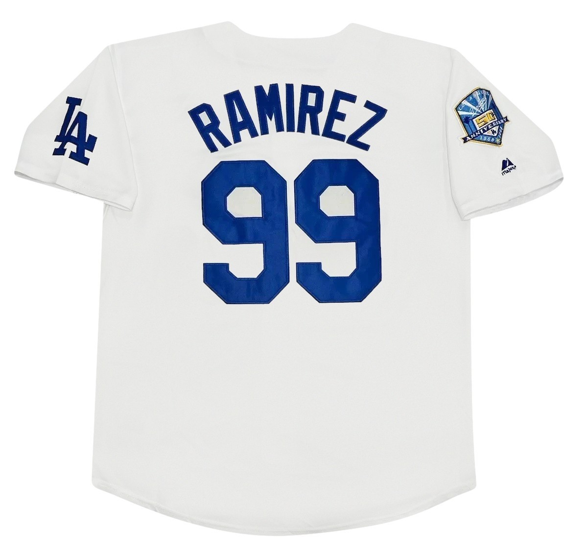 Manny Ramirez 2008 Los Angeles Dodgers Home 50th Anniv. Jersey Men's Large