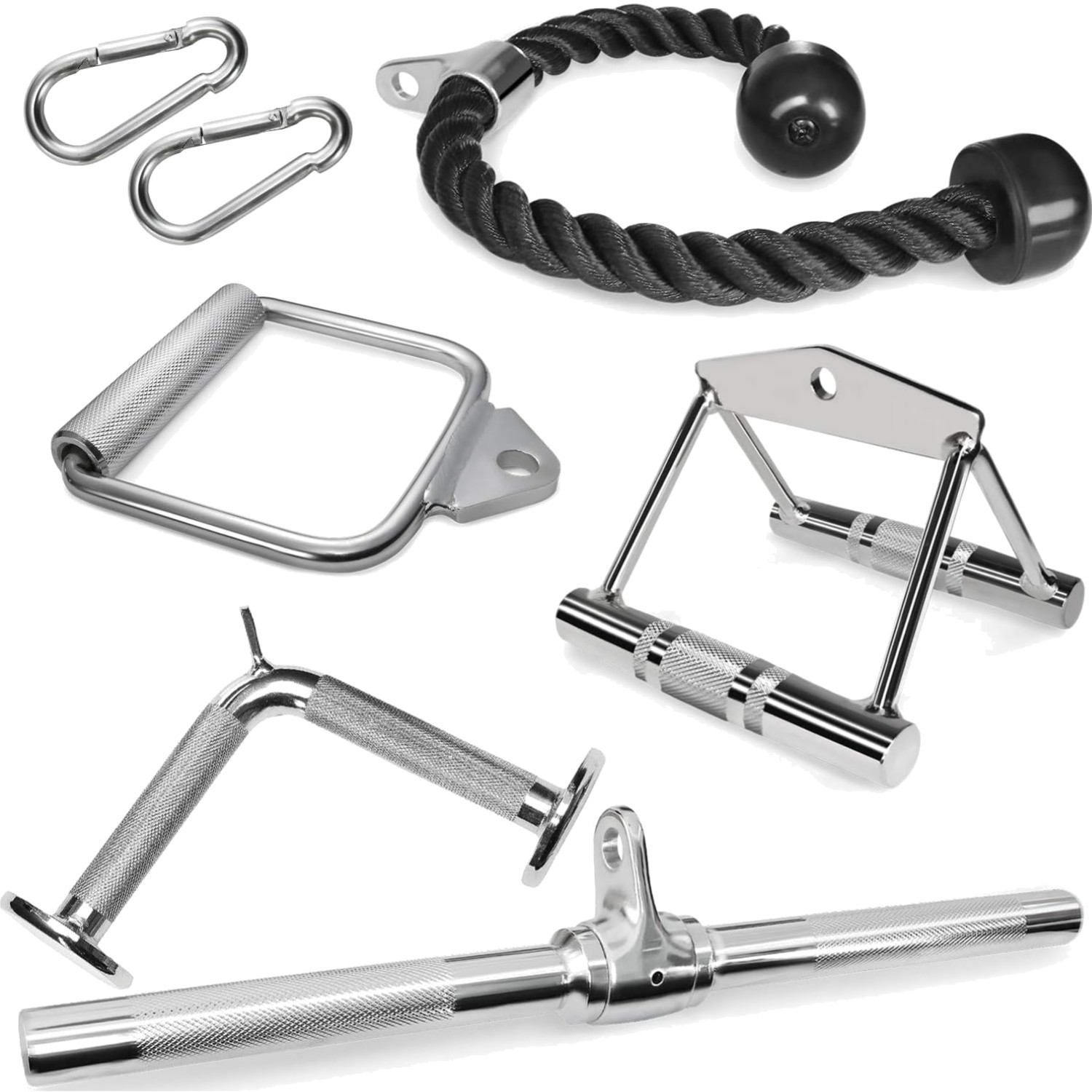 Versatile Cable Machine Attachments Set for Home Gym - Build Strength Effortl...