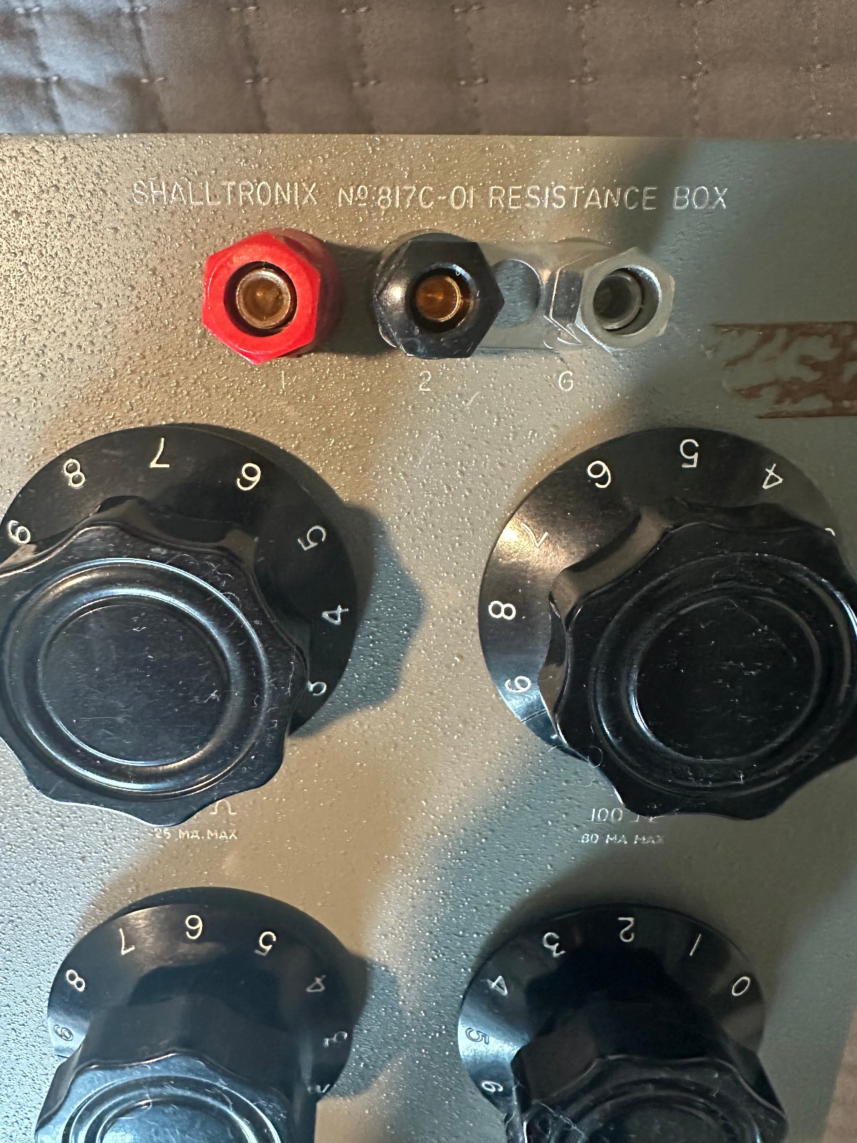 Shalltronix 817C-01 Resistance Box Decade Resistor