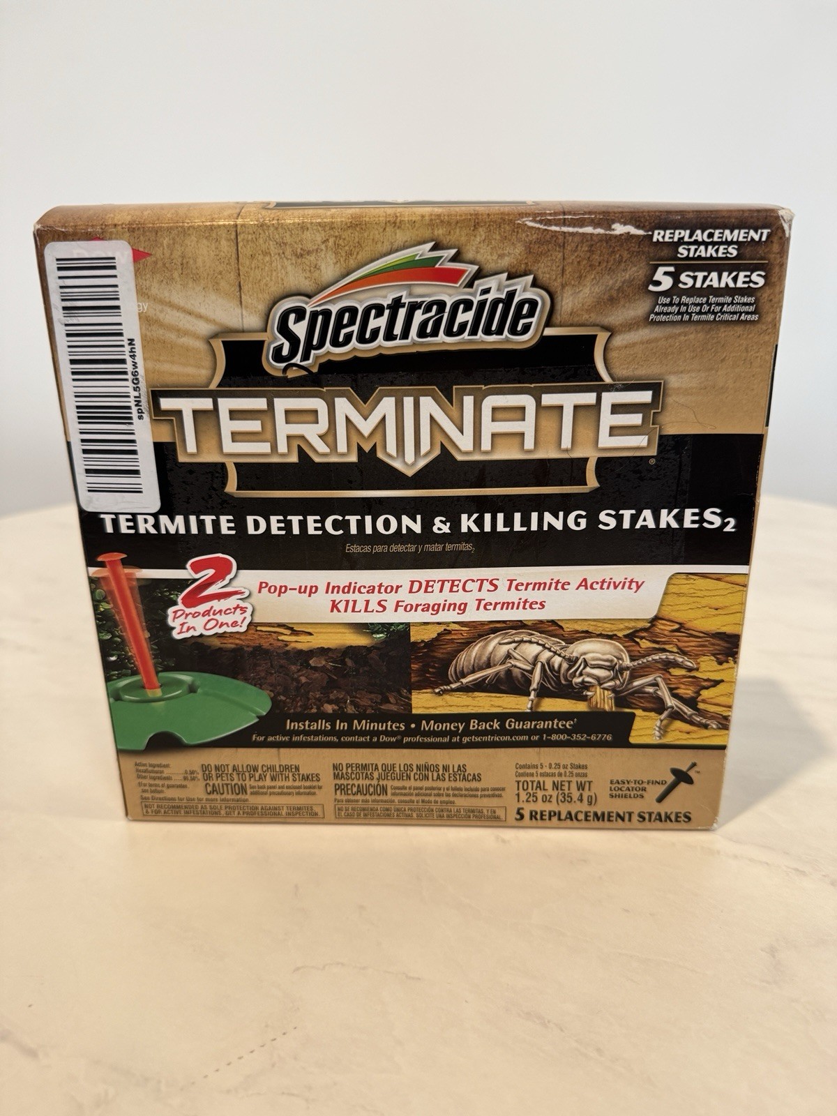 Spectracide Terminate Termite Detection & Killing Replacement Stakes - 5 Ct.
