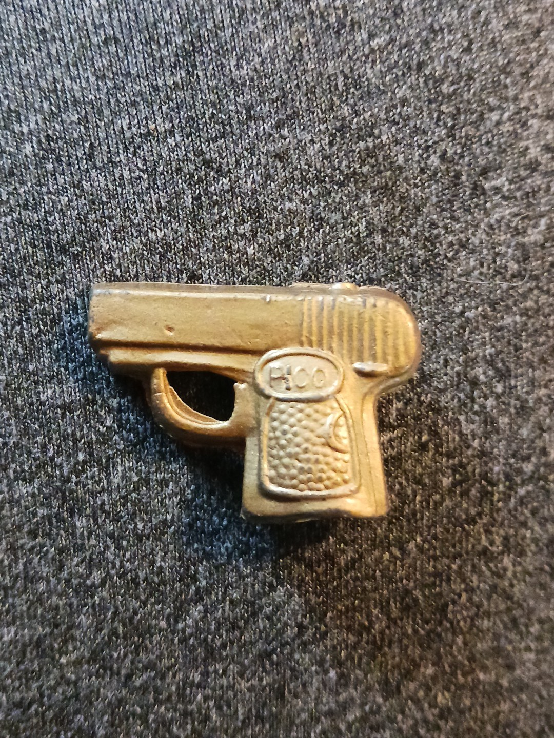 Vintage PICO Pistol Gun Die Cast Pencil Sharpener Made Occupied Japan
