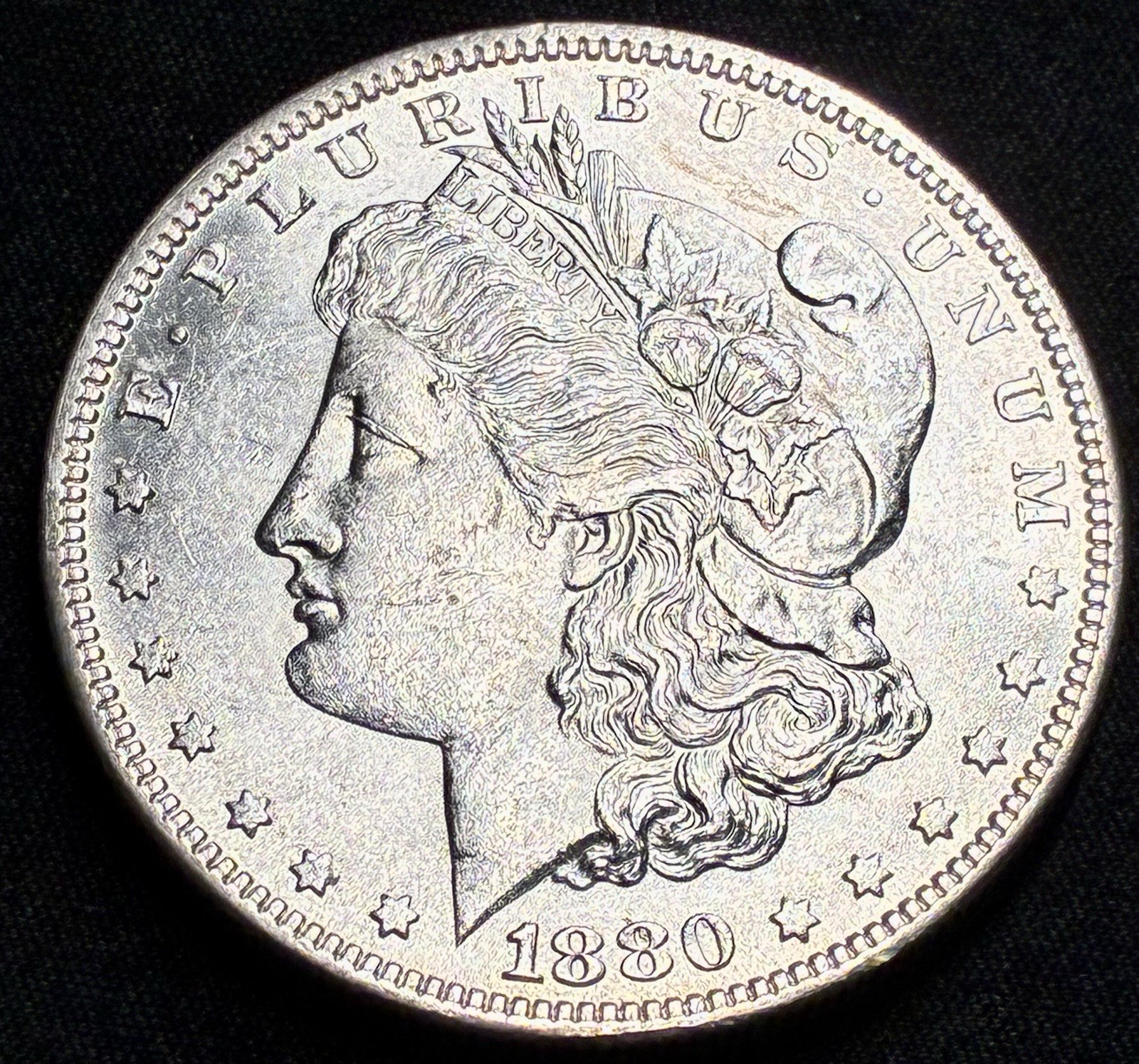 1880-o Silver Morgan 1$ (BETTER DATE, GREAT LUSTER, NICE UNC COIN