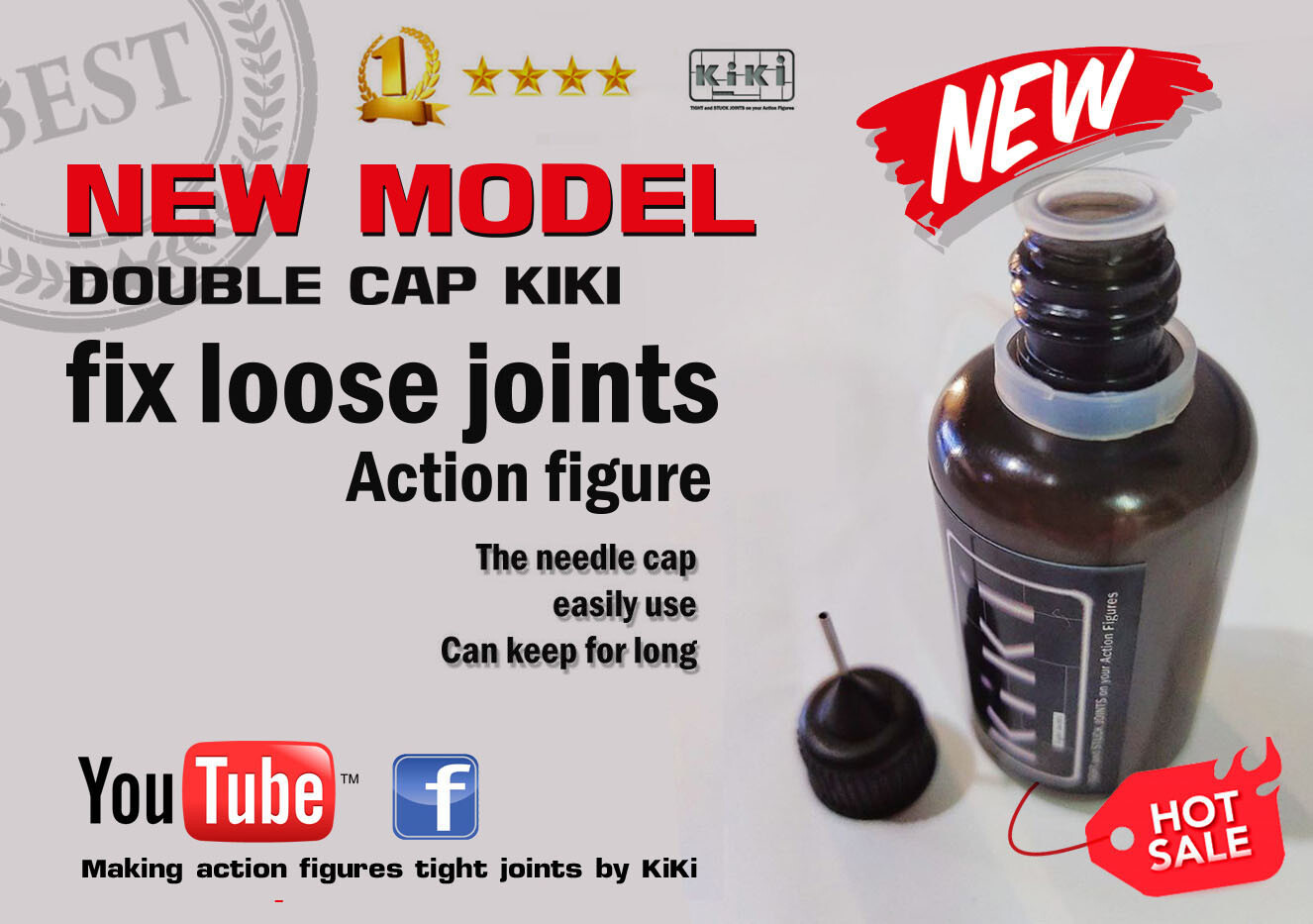 fix loose joints action figures ( 30 ML ) by KiKi official