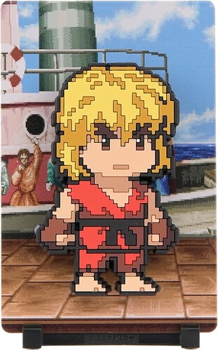 FiGGYZ - Street Fighter 2 - Ken [Used Very Good Toy] Magnet, Collectible