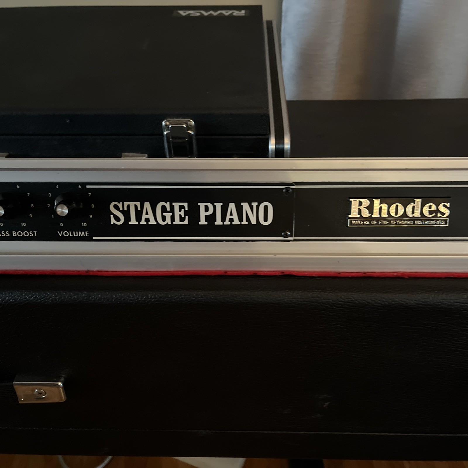 Fender Rhodes Mark II Stage Name Rail