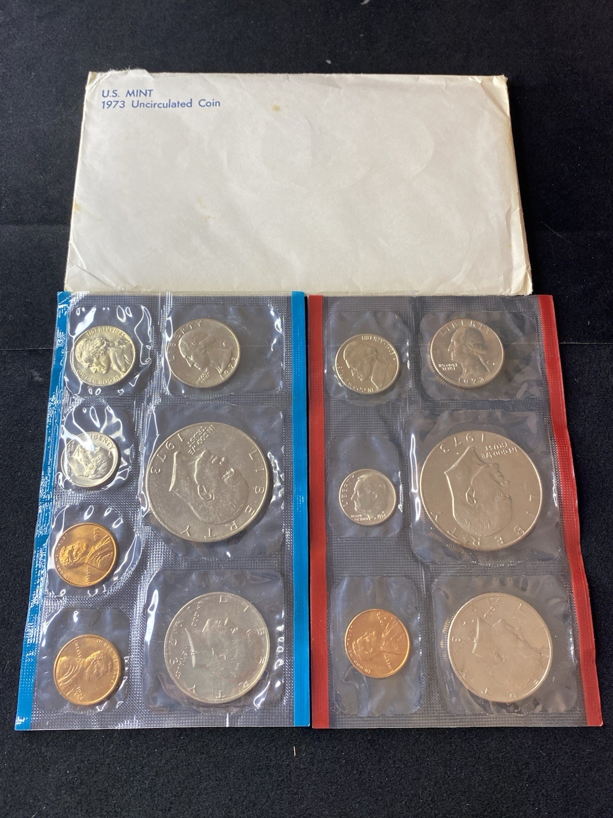 1973 Uncirculated Coin Set U.S Mint Original Government Packaging OGP Free Ship