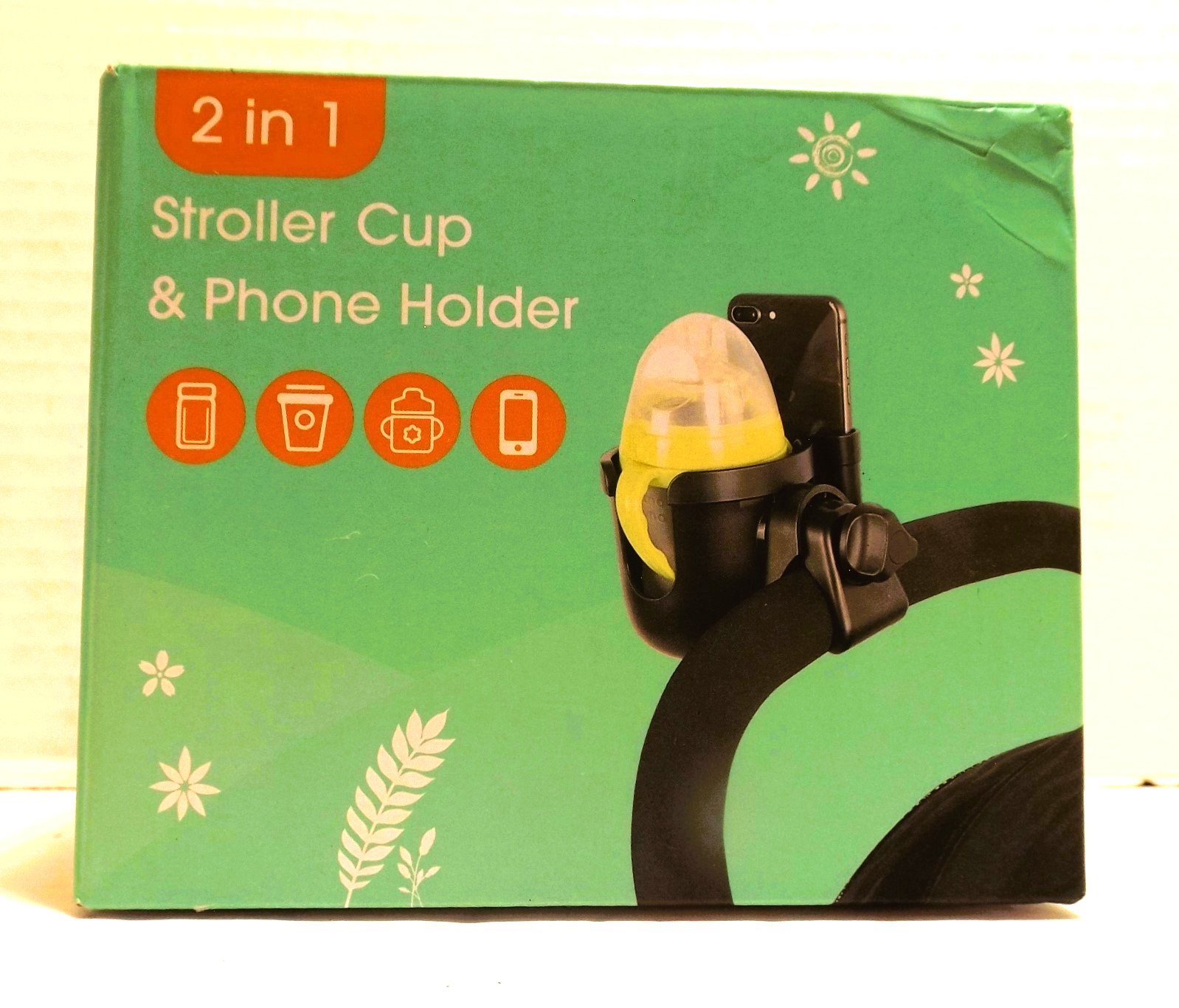 Accmor 2 in 1 Stroller Cup & Phone Holder