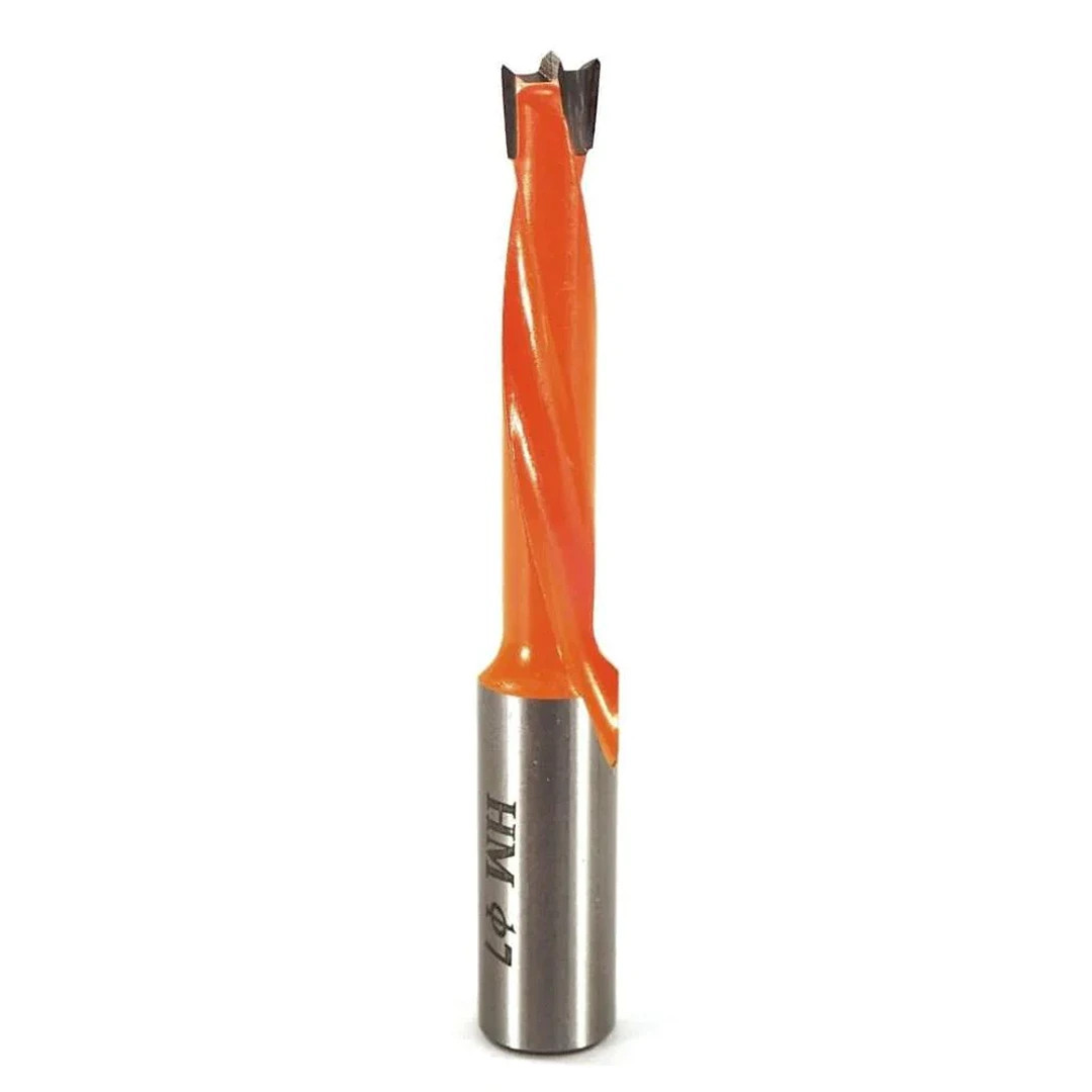 Whiteside DB7-70LH Left Hand Brad Point Dowel Drill 7mmCD, 70mmOAL