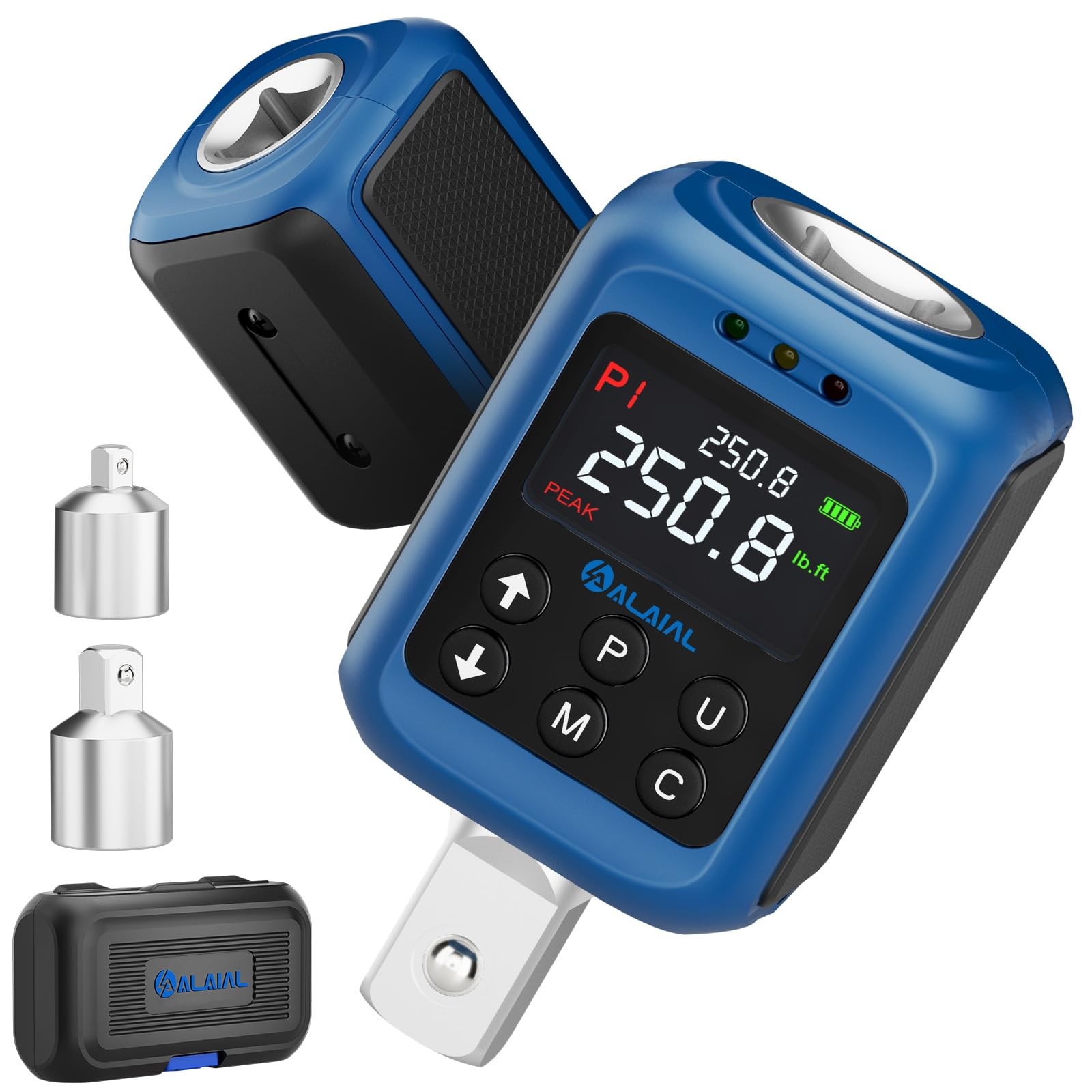 ALAIAL Digital Torque Adapter 1/2", 3.7-250.8 Ft-lb/5-340 Nm, Digital Torque ...