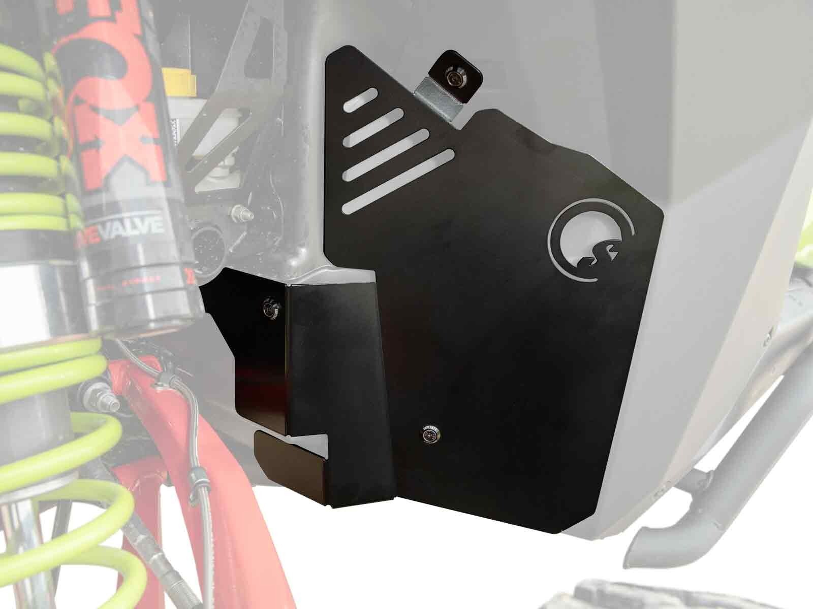SuperATV Inner Fender Guards for Polaris RZR Pro R / Turbo R- Black/See Fitment