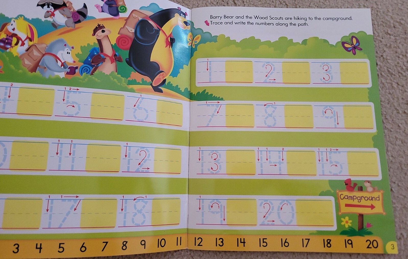 2 PK - K Learning Educational Wipe-Off Books 'Counting 0-31' & 'Everyday Math'