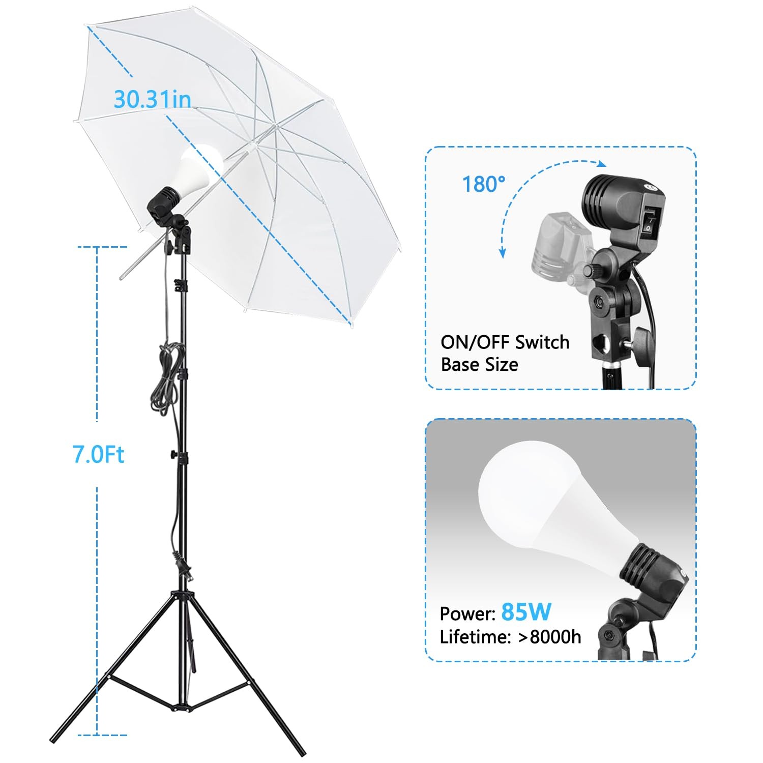 Photography Background Stand Support System with Muslin Backdrop Green