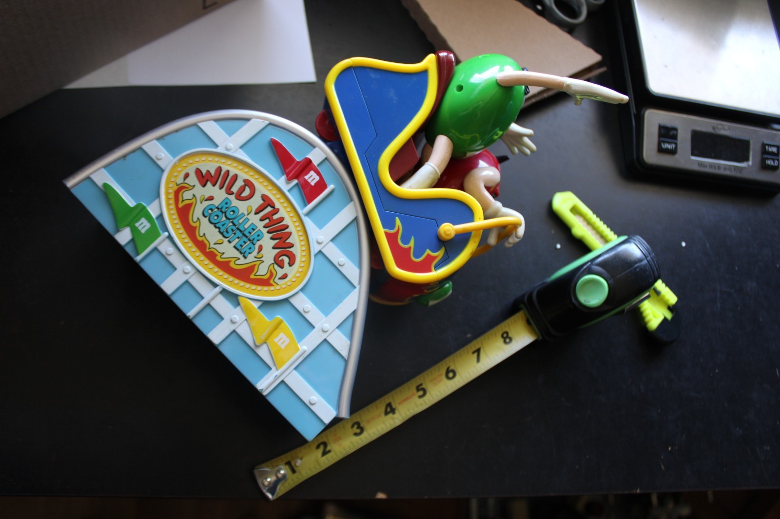 M&M's Wild Thing Roller Coaster Candy Dispenser, Multicolor Candy & Nuts Theme