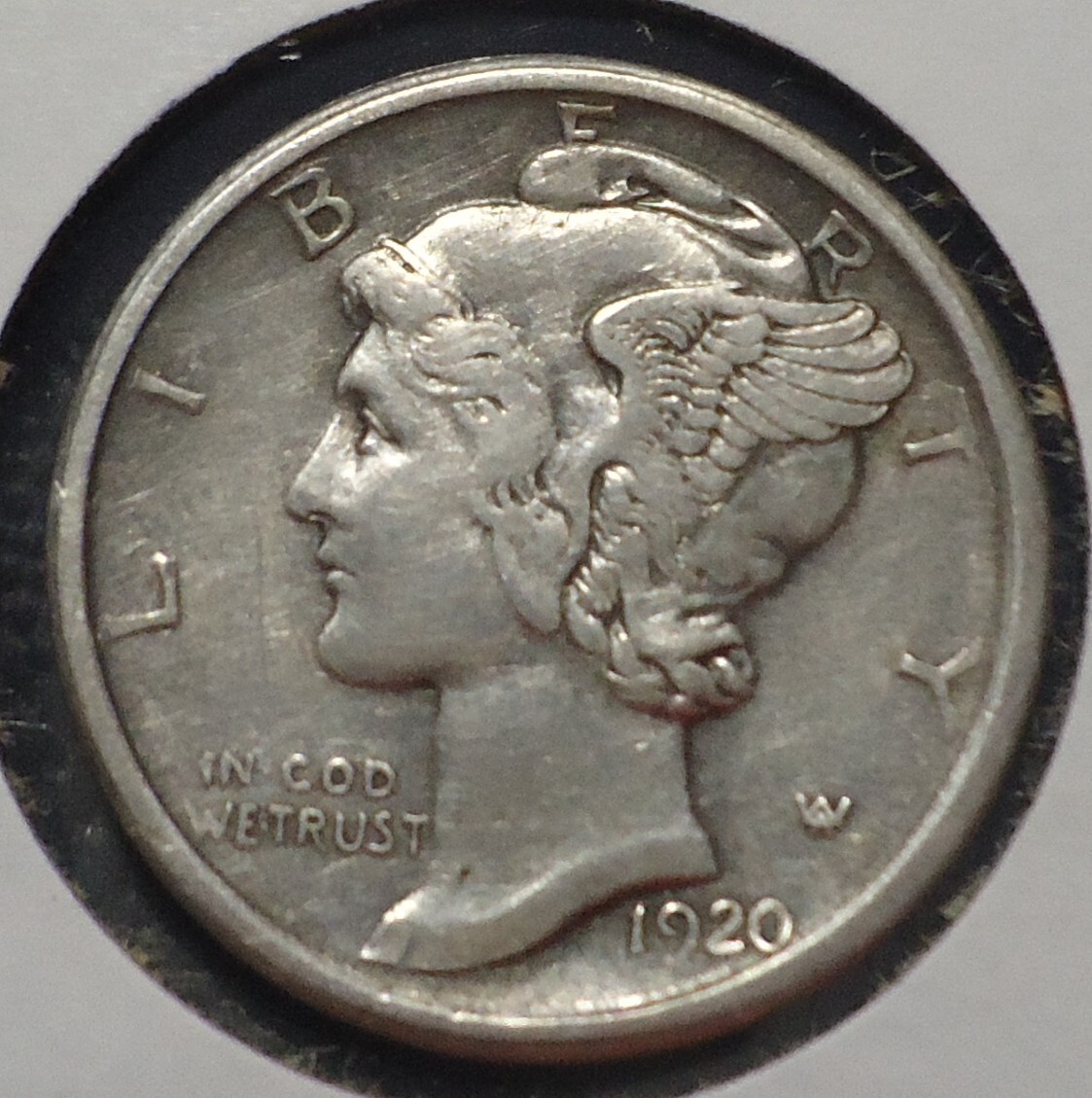 Extremely Fine XF 1920 D Denver Mercury silver 10C dime COMBINE SHIPPING!