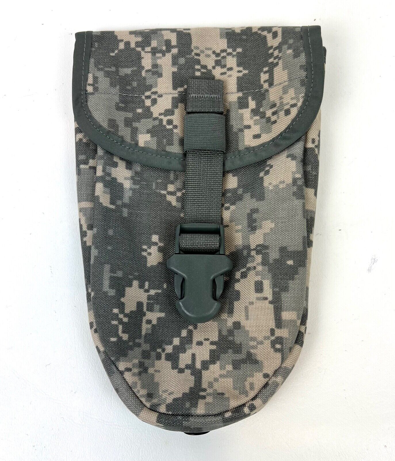 USED USGI Digital MOLLE II Entrenching Tool, E-Tool Carrier Pouch ACU Camo GC