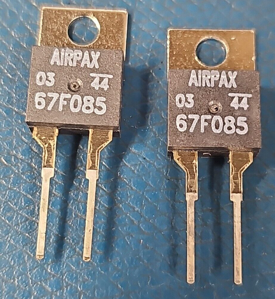 QTY: 10  - AIRPAX  67F085 Thermostats SUB-MIN THERMOSTAT (TO-220) FREE SHIP
