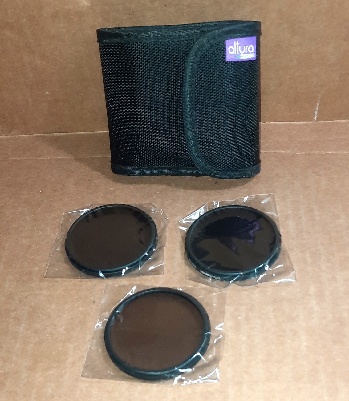 ALTURA Filter Case with 3 Filters 58mm ND2, ND4 & ND8