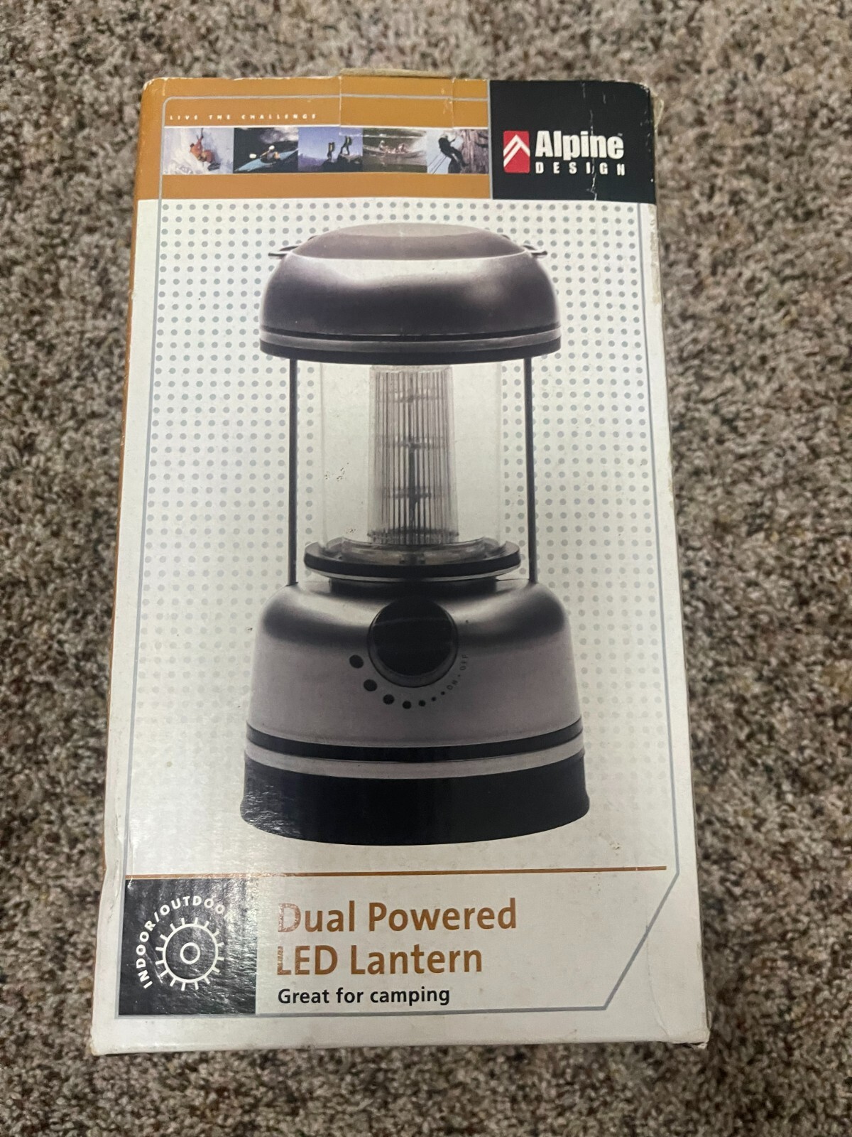 Alpine Design Extra Bright LED Lantern with 360 Degree Illumination New