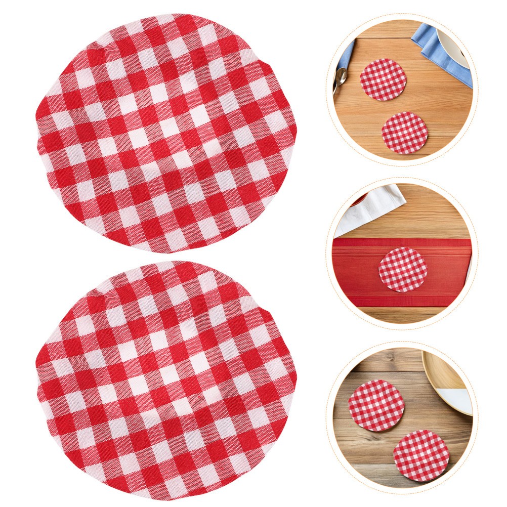 6 Pcs Fermentation Cloth Sourdough Jar Cover Fabric Elastic Bread
