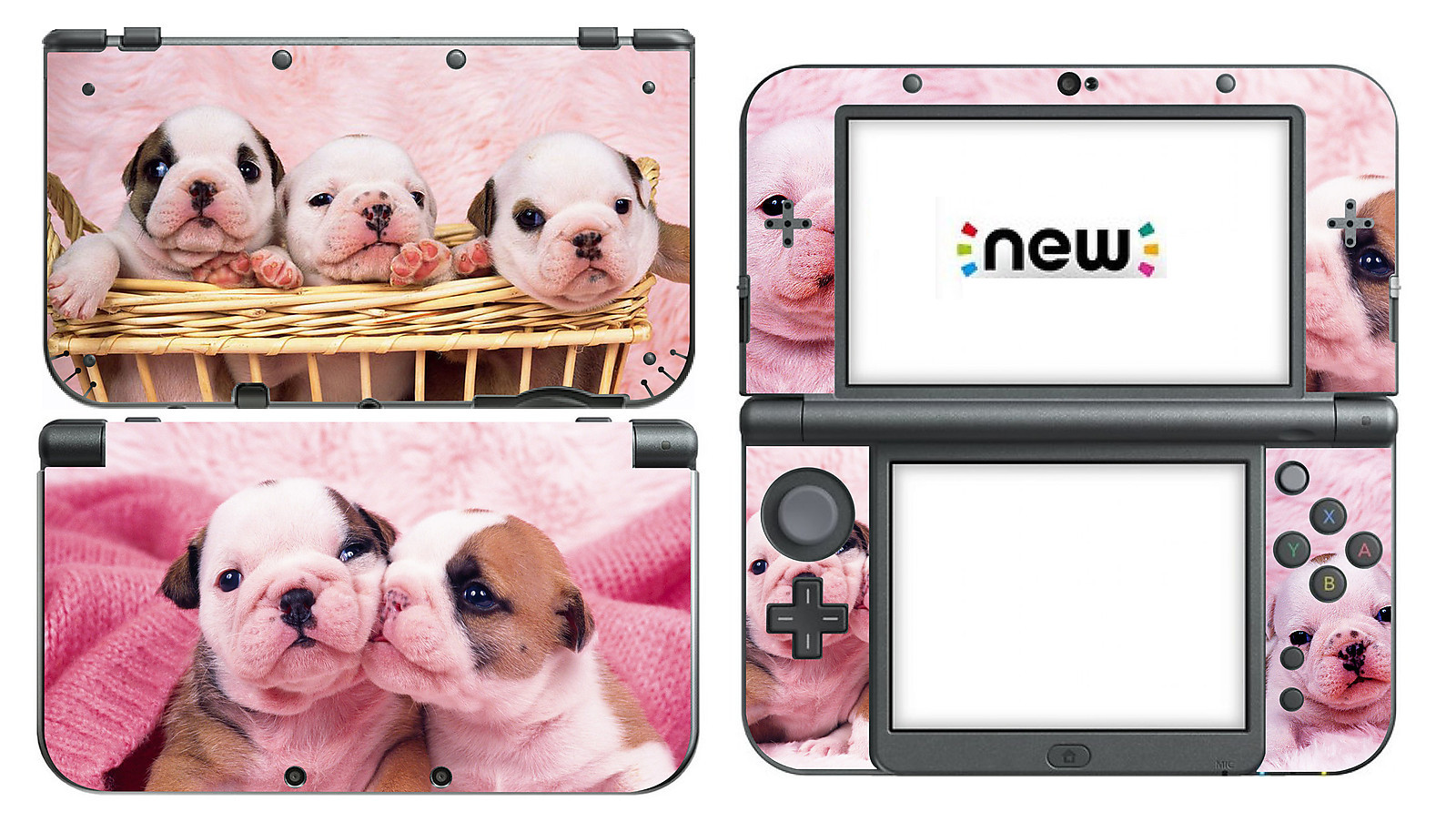 Dogs 369 Vinyl Decal Skin Sticker Game for Nintendo New 3DS XL 2015