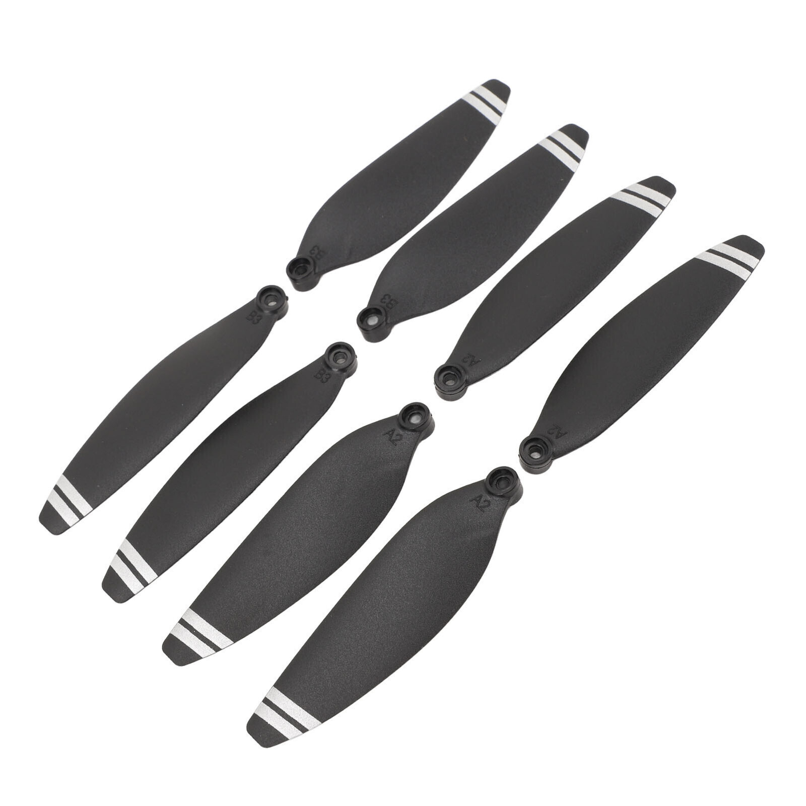 8PCS Drone Propellers Plastic 2.8 Inch Lightweight Quiet RC Drone Propeller
