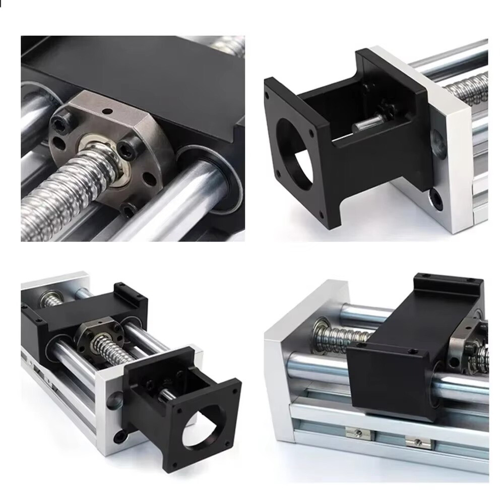 0.05mm Precision Ballscrew Linear Slide Stage Nema23 Easy Servo Motor CNC Kit