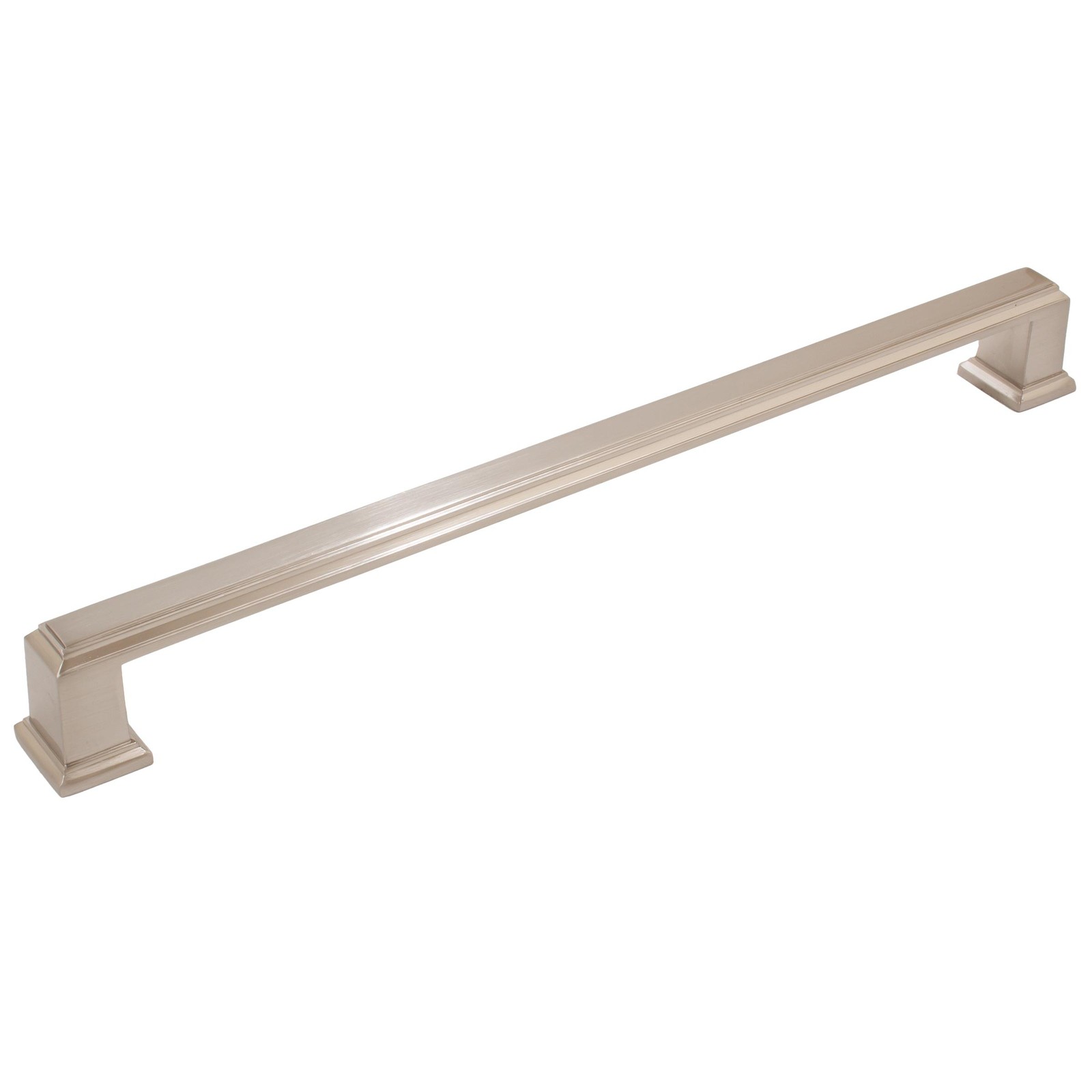 Metropolis Cabinet Pull, 224 Millimeters, Satin Nickel by Stone Harbor Hardware