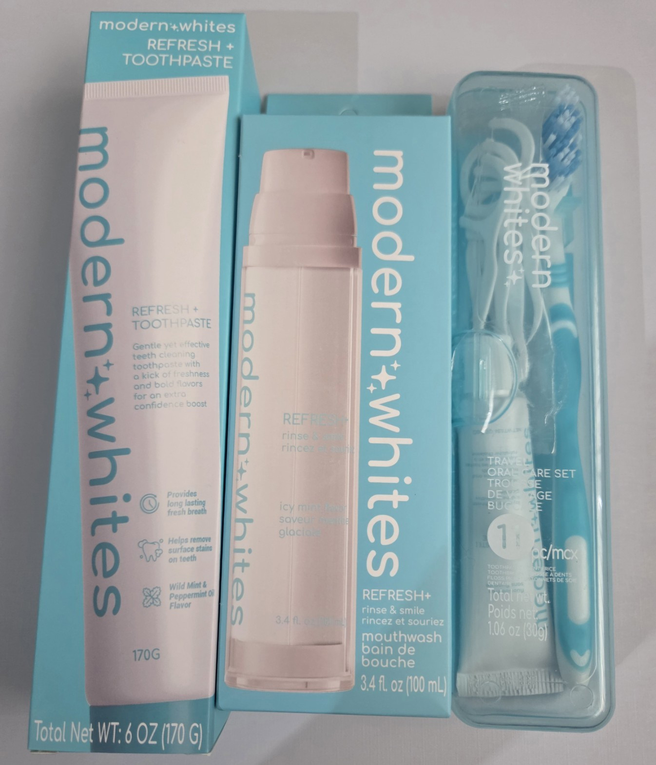 modern+whites Refresh+ Whitening Fluoride Toothpaste Mint 6 oz Exp 03/2029