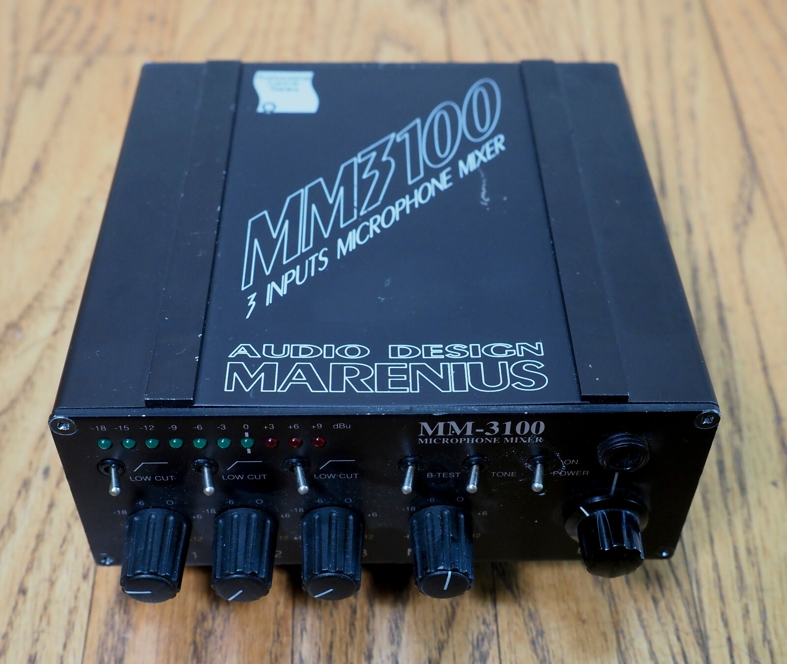 Marenius MM-3100 3-Channel Microphone Preamp & Field Mixer w/ Portabrace Case
