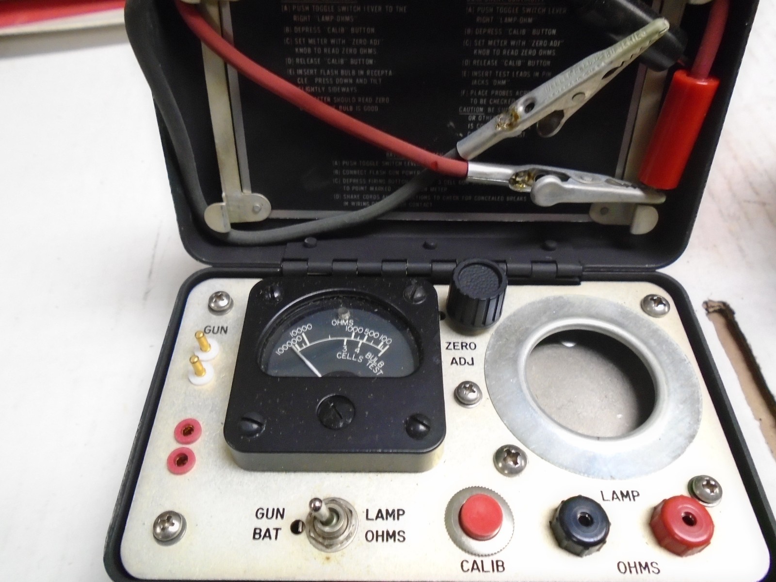 military tester flash gun photographic lm-66a new