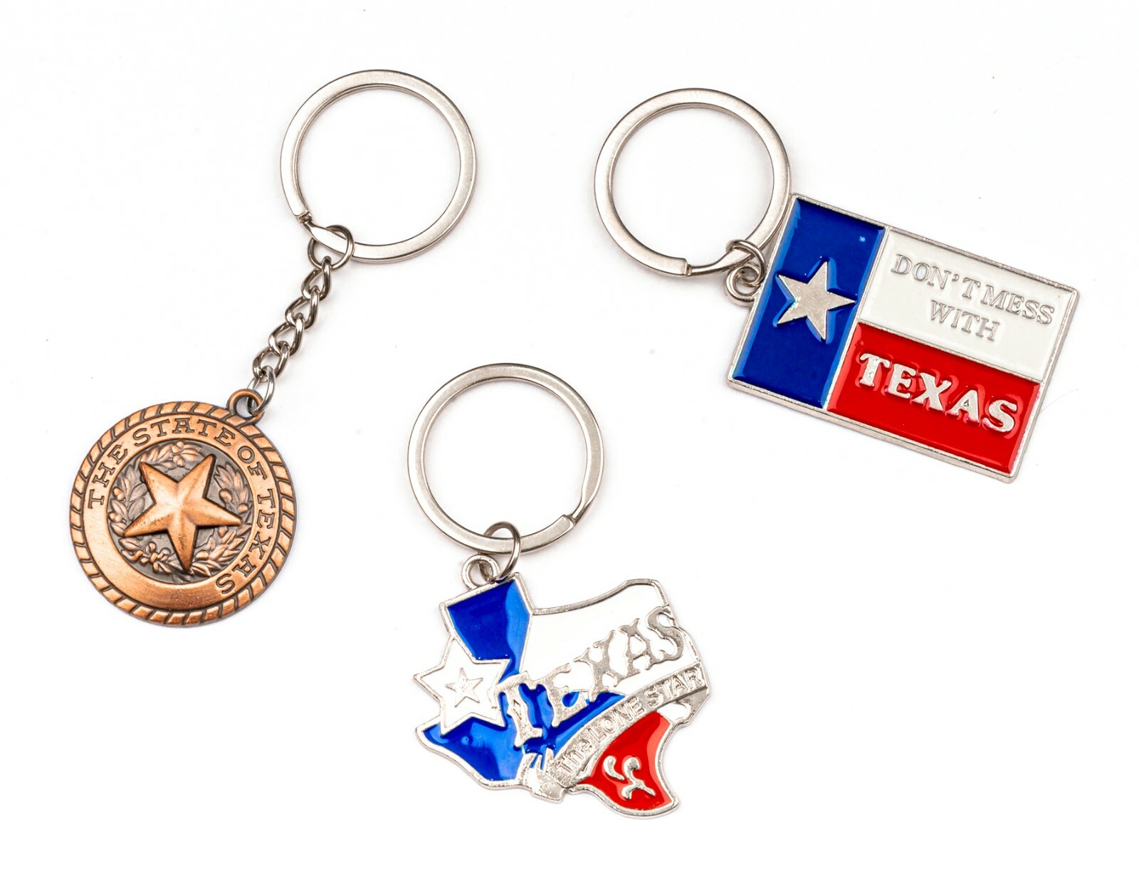 Texas Keychain Set of -12 Pack