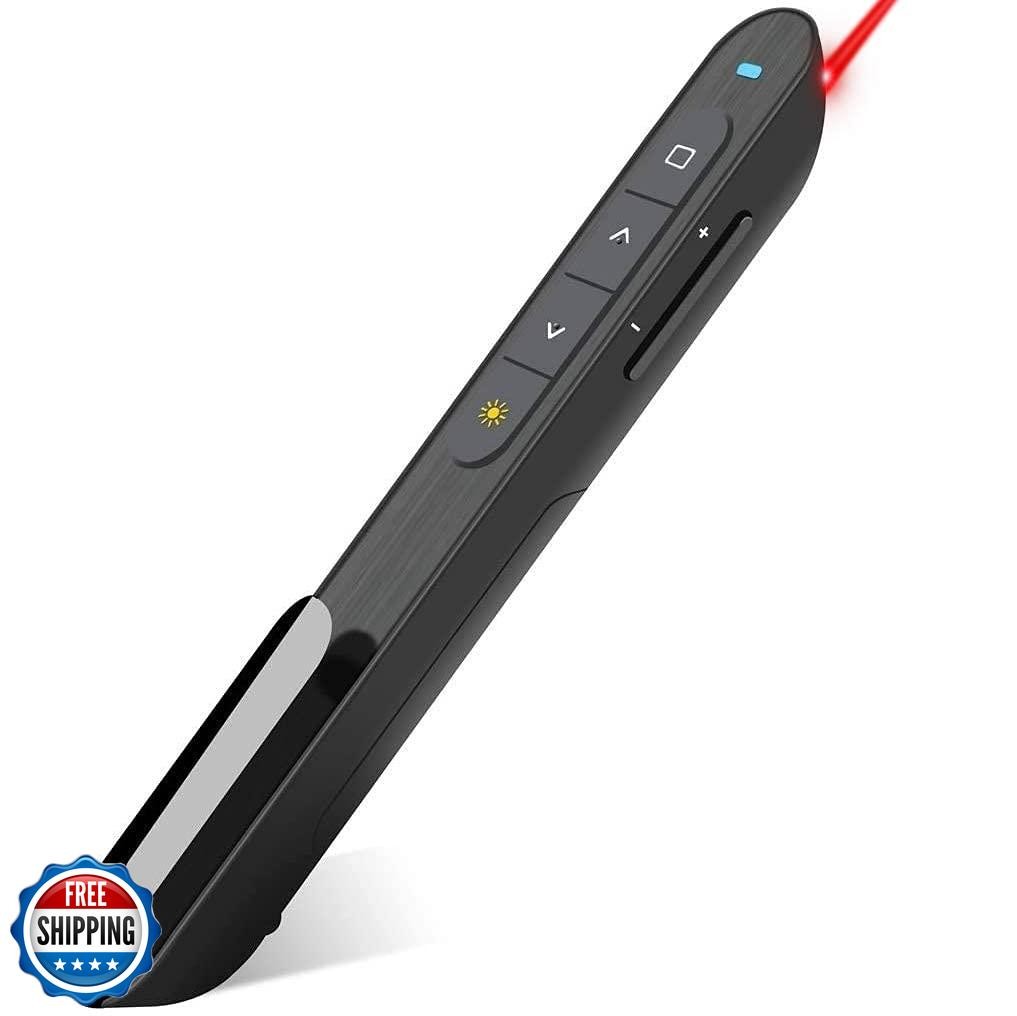 Wireless Presenter, Hyperlink Volume Control Presentation Clicker RF 2.4GHz U