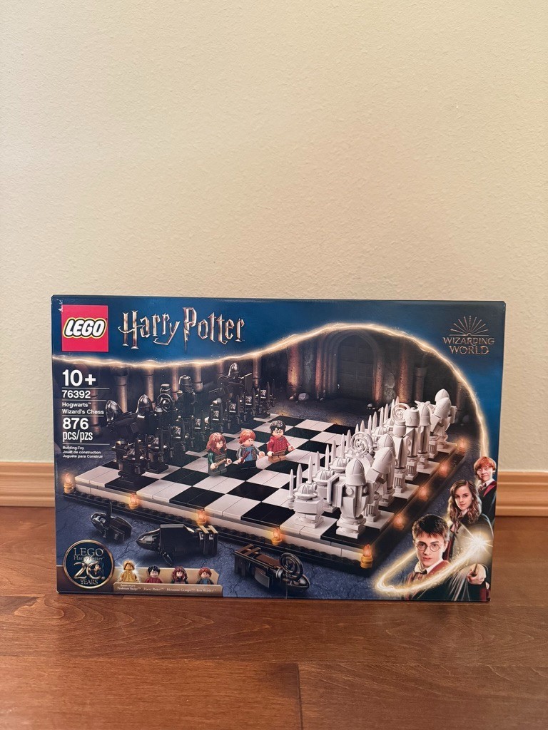 LEGO 76392 Hogwarts Wizard’s Chess – NEW Sealed • Retired • Harry Potter • 876pc