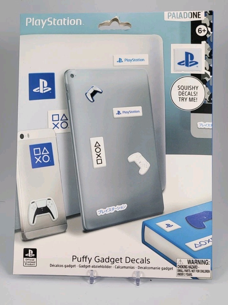 Paladone Playstation Puffy Gadget Decals New Sealed 36 Decals In Total