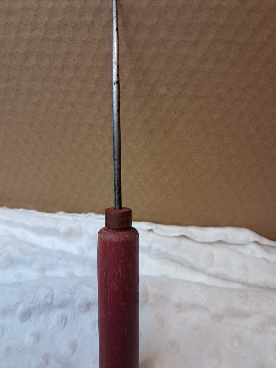 Wooden Handle Ice Pic Vintage