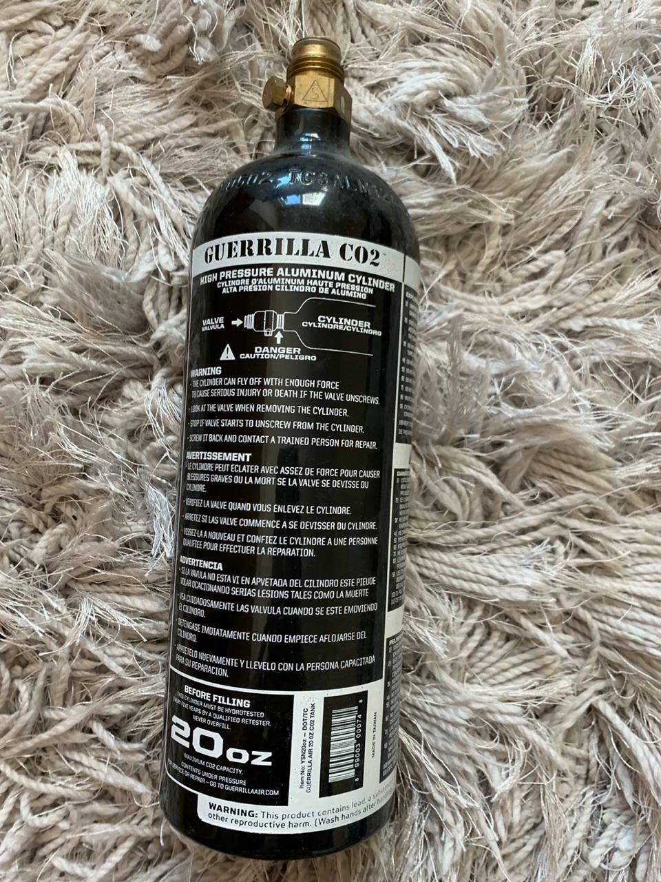 Guerrilla Air 20oz Co2 Paintball Tank