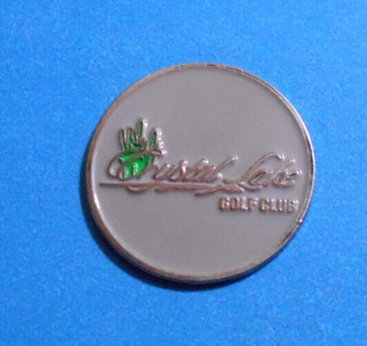 Crystal Lake Golf Club golf ball marker USA collectible