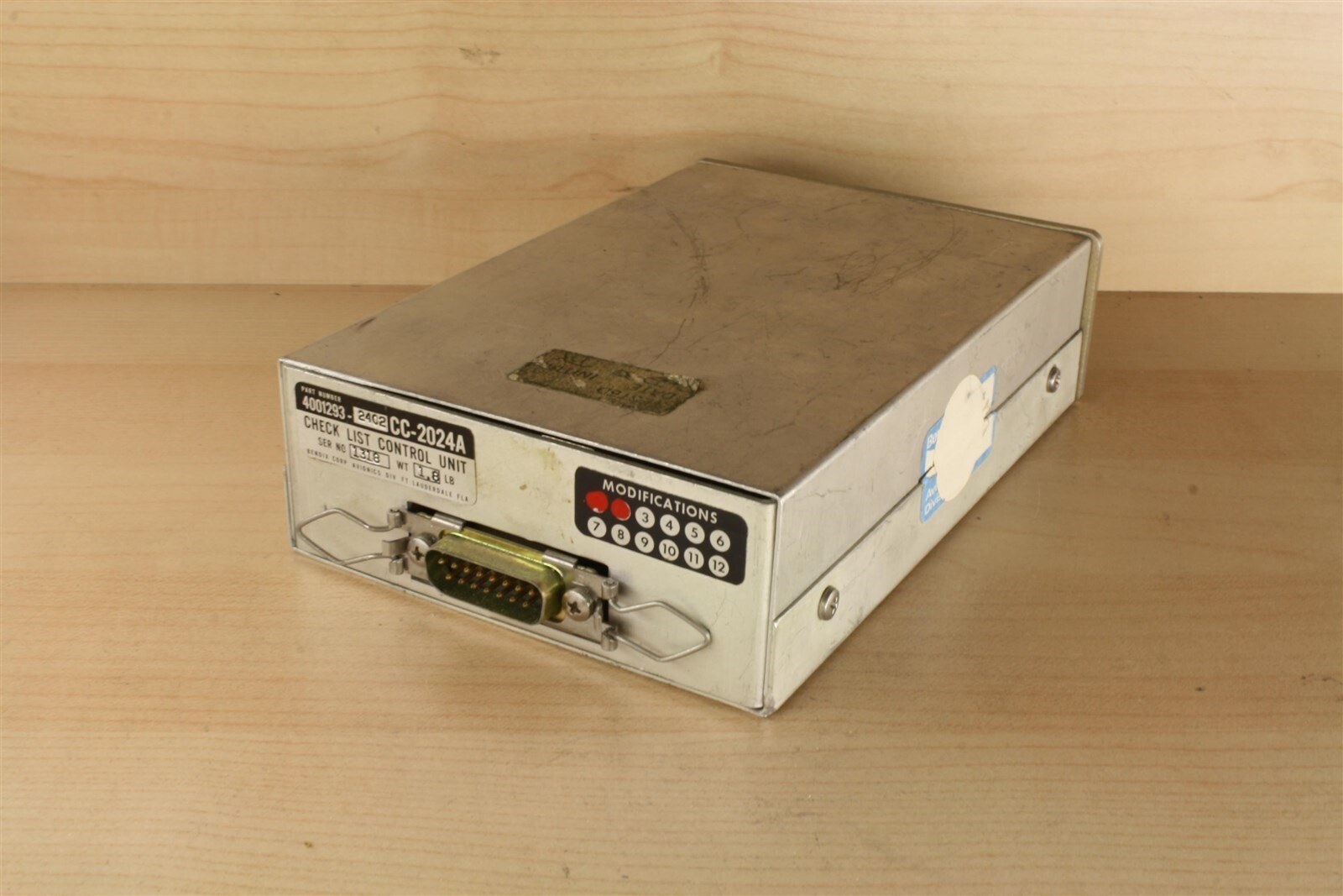 Bendix CC-2024A Checklist Control Unit 4001293-2402