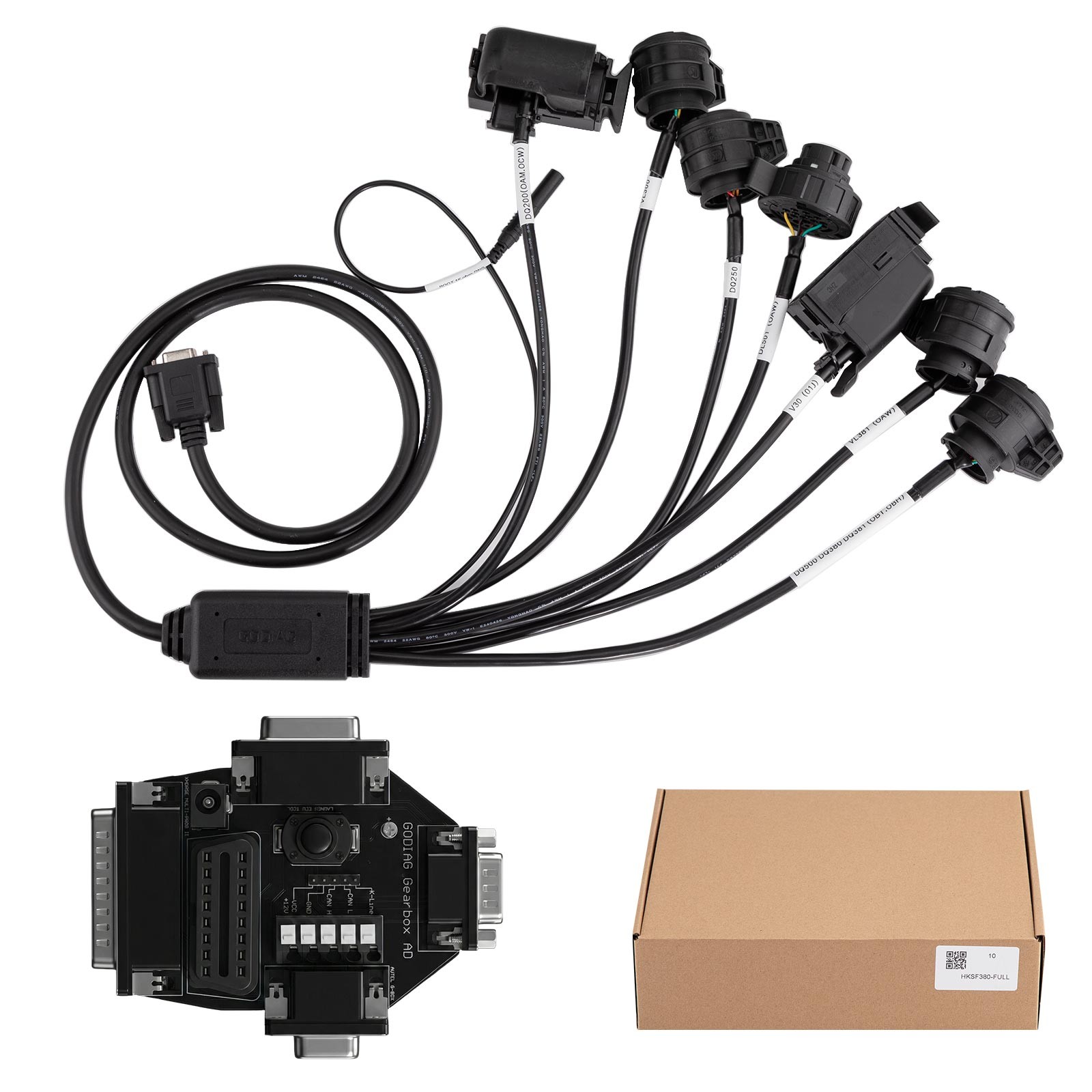 GODIAG GT107+ Gearbox Cable Kit for V30/DQ200/DL501/VL300/VL381/DQ500 FOR GT107+