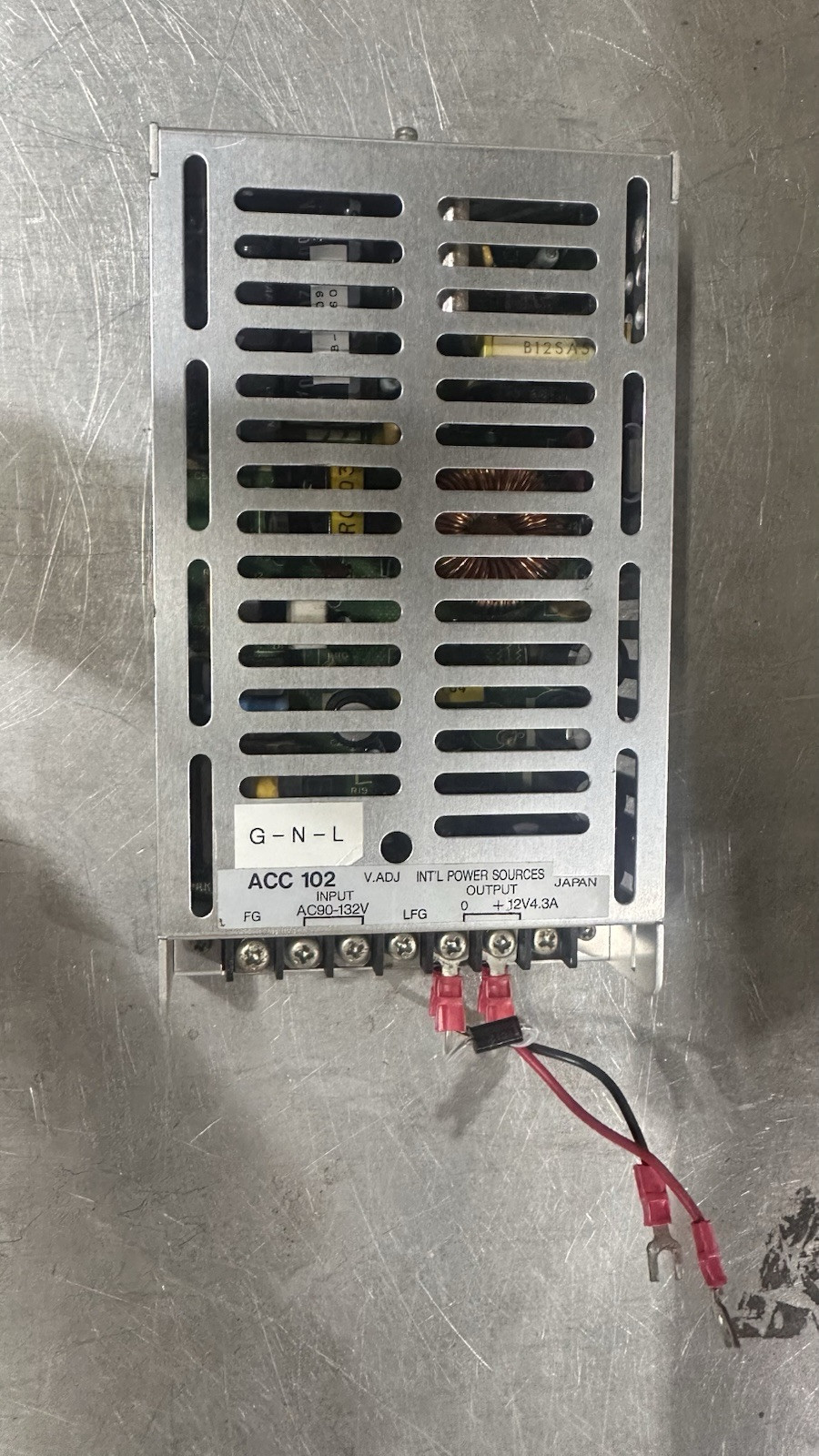 International Power Sources Model: ACC 102 Power Supply. Tested Good