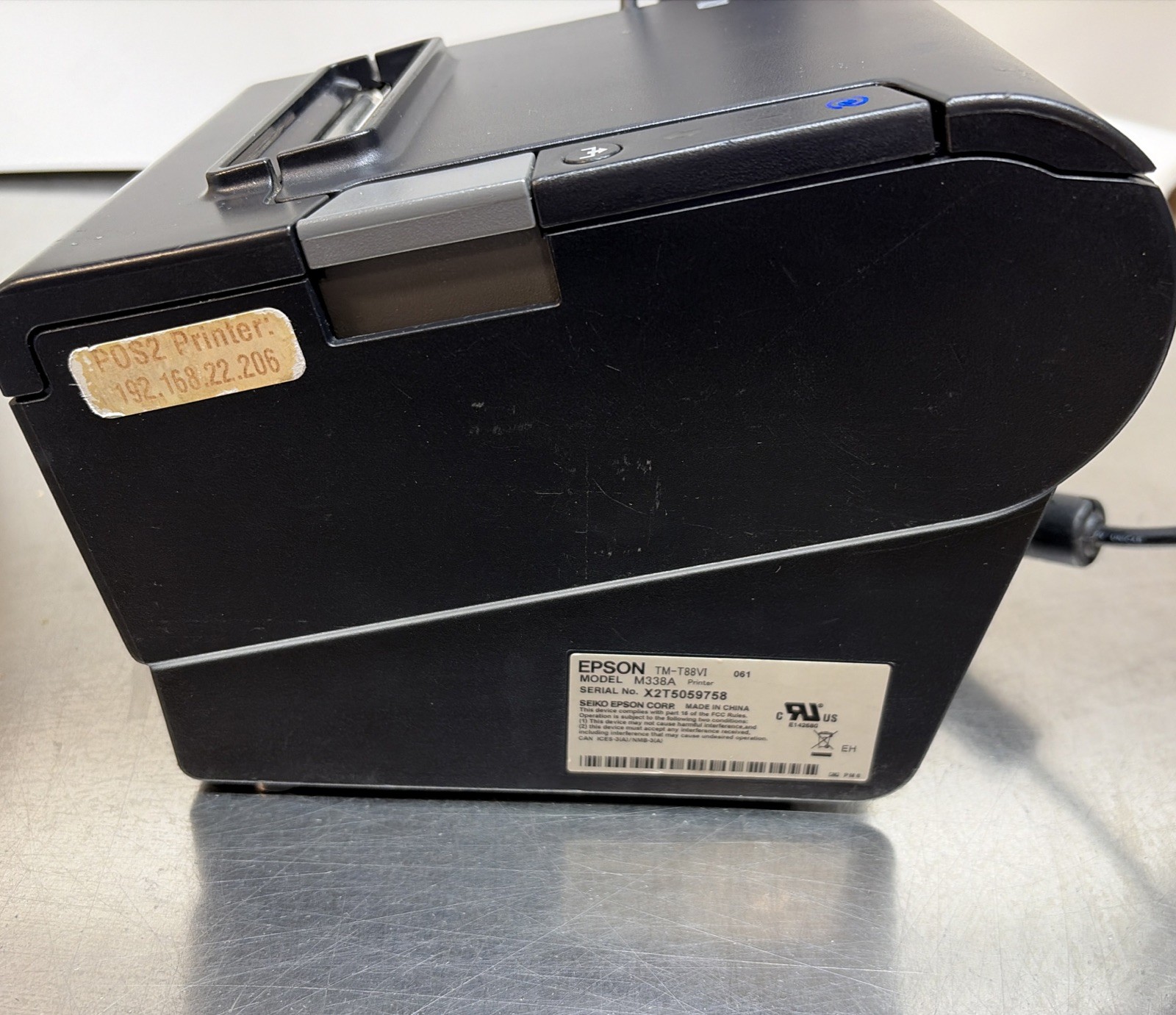 EPSON TM-T88VI-M338A Thermal POS Receipt Printer