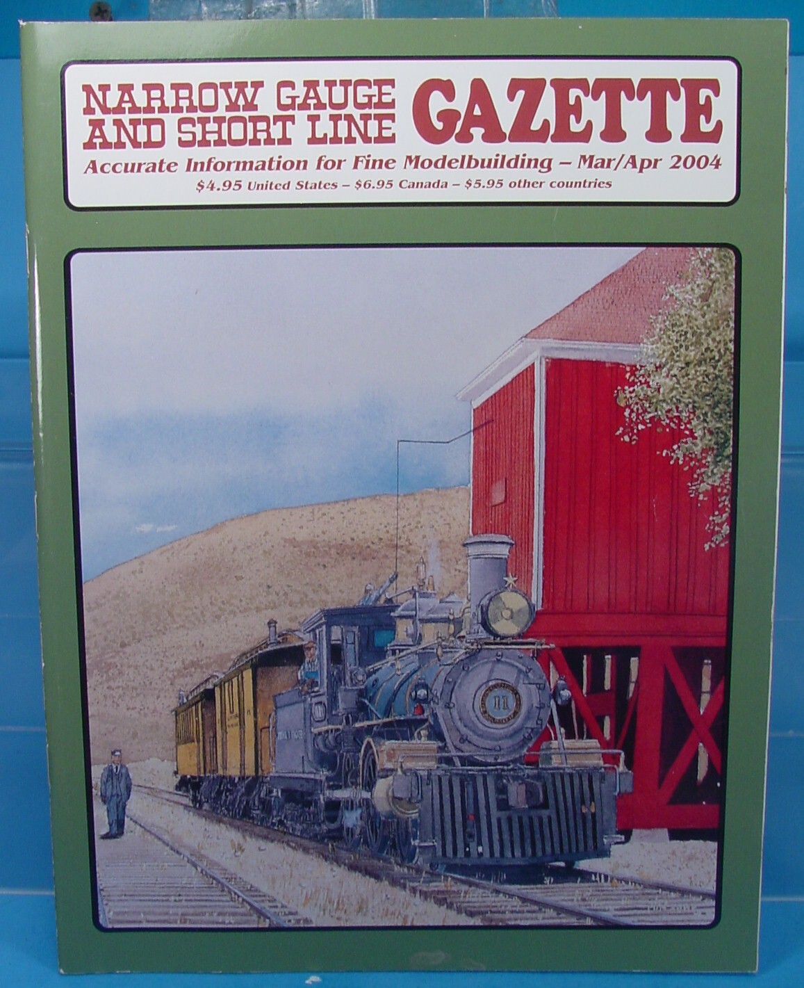 On3,On30,SN3,HOn3 NARROW GAUGE AND SHORT LINE GAZETTE MAGAZINE MAR/APR 2004